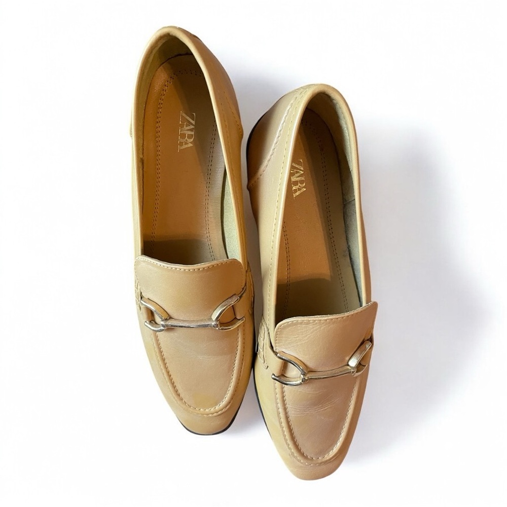 Zara Beige Loafers